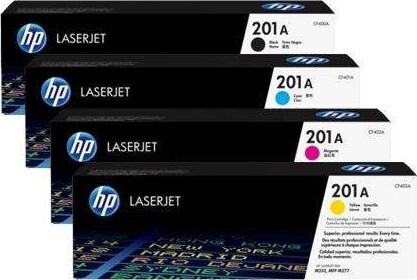 HP 201A Original LaserJet Toner Cartridge Multipack Cyan /Yellow Magenta Black