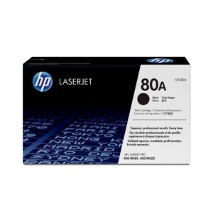 HP 80A Original LaserJet Toner Cartridge – Black CF280A