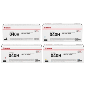 Canon 040H Original High Capacity Black & Colour Toner Cartridge 4 Pack