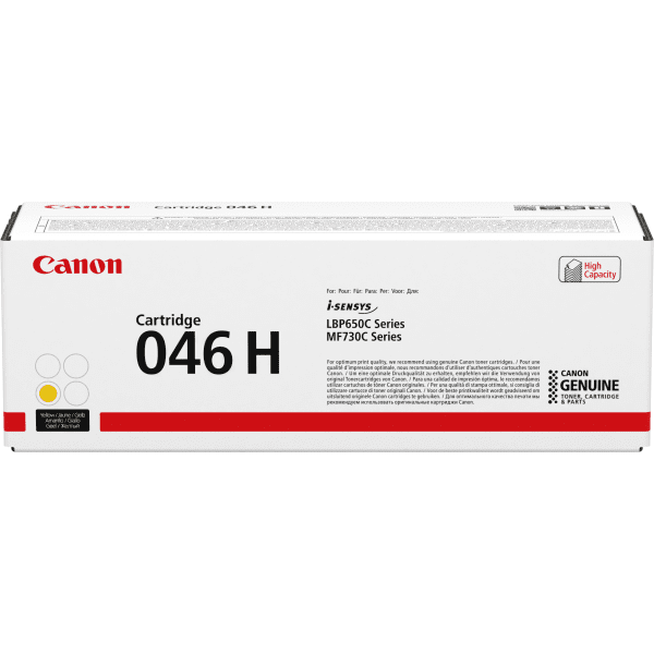 Canon 046HY Yellow High Capacity Toner Cartridge (Original)
