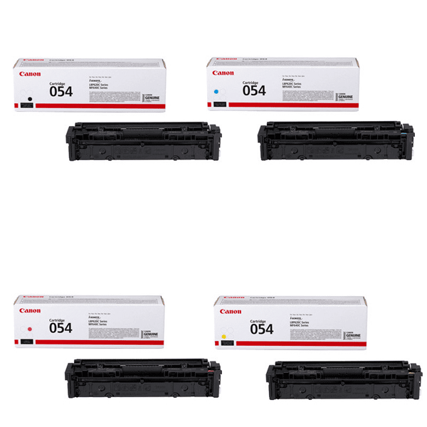 Canon 054 Black and Colour Toner Cartridge 4 Pack (Original)