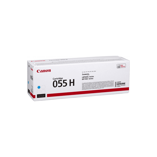 Canon 055HC Cyan High Capacity Toner Cartridge (Original)