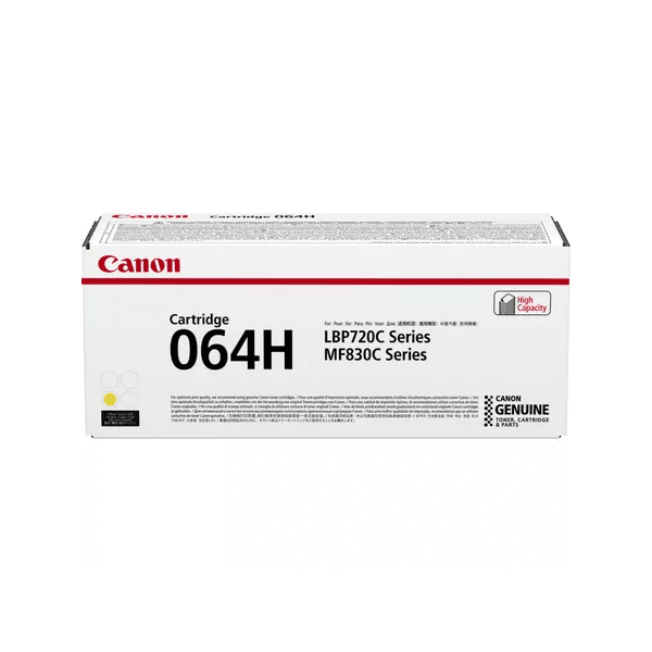 Canon 064HY Yellow High Capacity Toner Cartridge (Original)