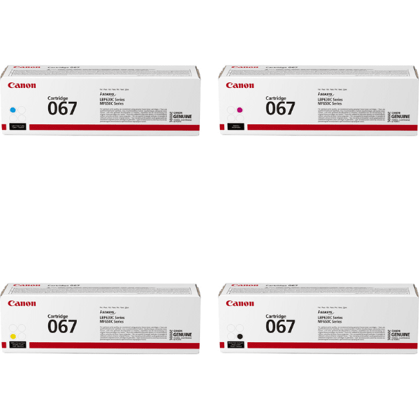 Canon 067 Original Black and Colour Toner Cartridge Multipack