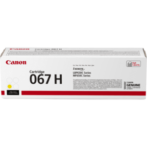 Canon 067H Yellow High Capacity Toner Cartridge (Original)
