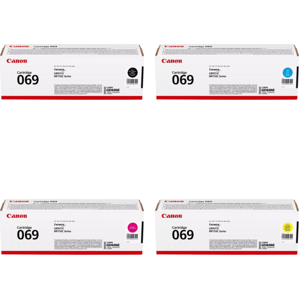 Canon 069 (509) Original Black and Colour Toner Cartridge Multipack