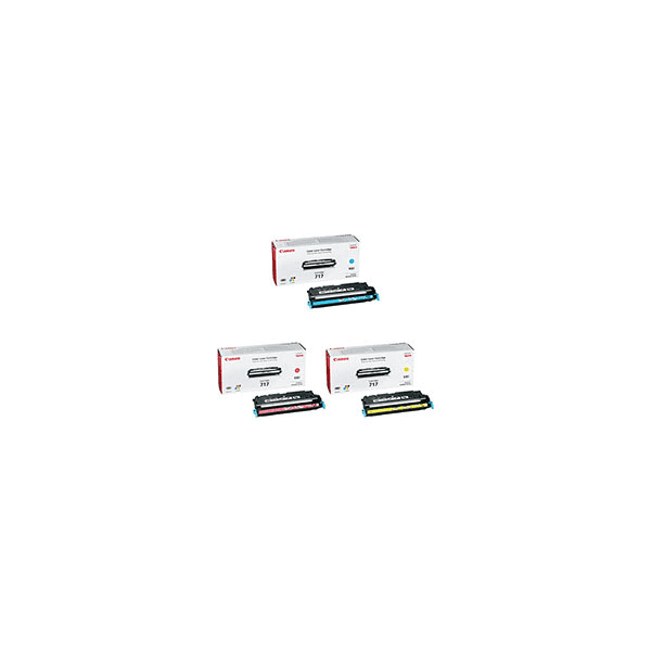 Canon 717 C/M/Y Original Colour Toner Cartridge Pack