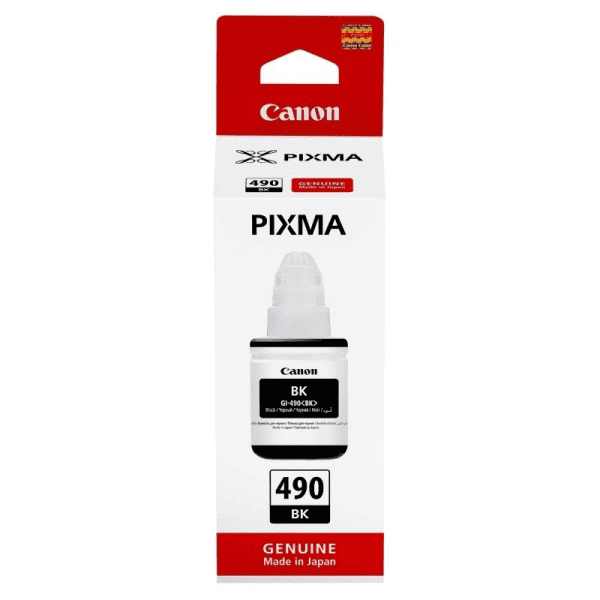 Canon GI-490BK Black Ink Bottle (Original)