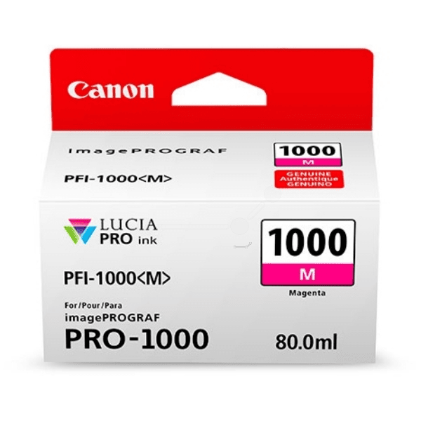 Canon PFI-1000M Magenta Ink Cartridge (Original)