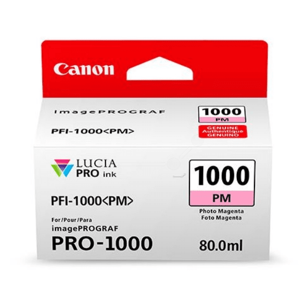 Canon PFI-1000PM Photo Magenta Ink Cartridge (Original)