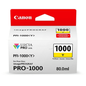 Canon PFI-1000Y Yellow Ink Cartridge (Original)