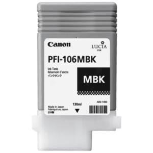 Canon PFI-106MBK Pigment Matte Black Ink Cartridge (Original)