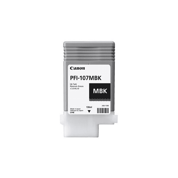 Canon PFI-107MBK Matte Black Ink Cartridge (Original)