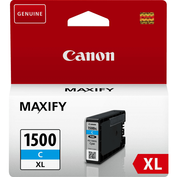 Canon PGI-1500XLC Cyan High Capacity Ink Cartridge (Original)