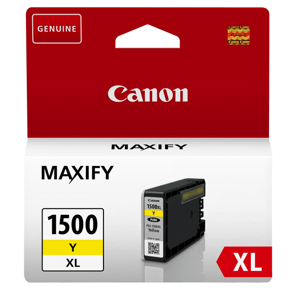 Canon PGI-1500XLY Yellow High Capacity Ink Cartridge (Original)