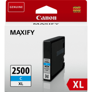 Canon PGI-2500XLC Cyan High Capacity Ink Cartridge (Original)