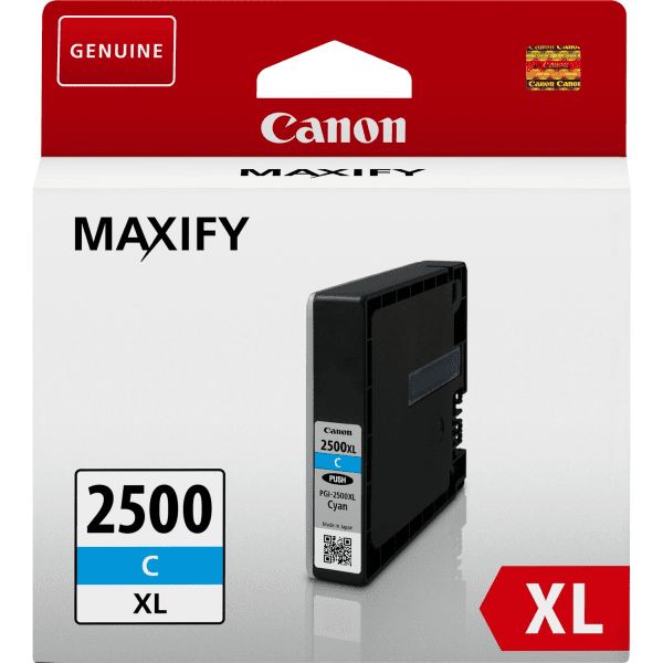 Canon PGI-2500XLC Cyan High Capacity Ink Cartridge (Original)