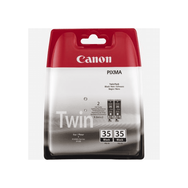 Canon PGI-35 (1509B012) Original Black Ink Cartridge Twin Pack