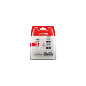 Canon PGI-570PGBKXL (0318C007) Original High Capacity Black Ink Cartridge Twin Pack