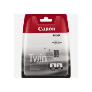 Canon PGI-5BK (0628B025AA) Original Black Ink Cartridge Twin Pack