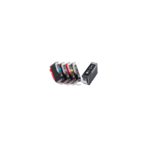 Canon PGI-5BK, CLI-8 BK/C/M/Y Original Black & Colour Ink Cartridge 5 Pack