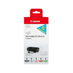 Canon PGI-9 (1033B011) Original Ink Cartridge 5 Pack