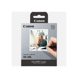 Canon XS-20L Ink & 72 x 85mm Photo Paper Set 20 Sheets