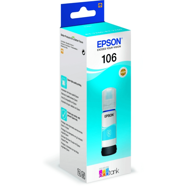 Epson 106 Cyan Ink Bottle (Original)