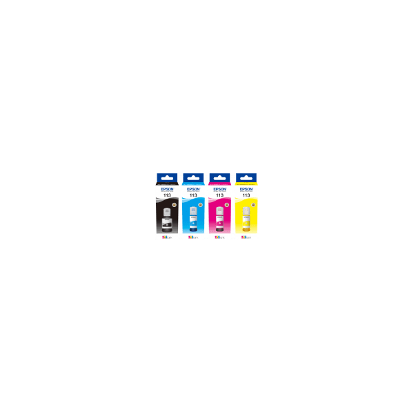 Epson 113 Black & Colour Ink Bottle 4 Pack (Original)
