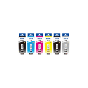 Epson 114 Black & Colour Ink Bottle 6 Pack (Original)