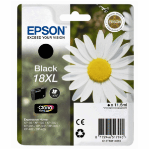 Epson 18XL Black Ink High Capacity Cartridge (Original)