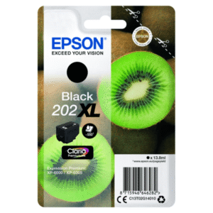 Epson 202XL Black Ink High Capacity Cartridge (Original)