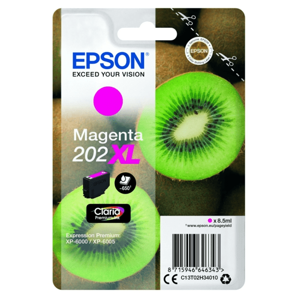 Epson 202XL Magenta Ink High Capacity Cartridge (Original)