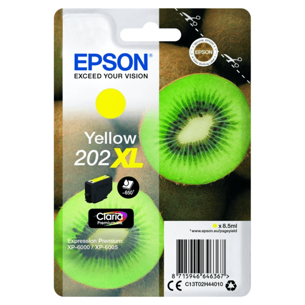 Epson 202XL Yellow Ink High Capacity Cartridge (Original)