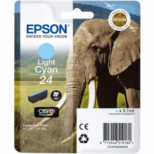 Epson 24 Light Cyan Ink Cartridge (Original)