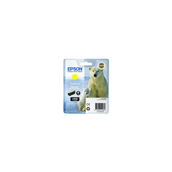 Epson 26XL Yellow High Capacity Ink Cartridge (Original)