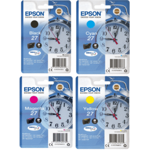 Epson 27 BK/C/M/Y Black and Colour Ink Cartridge Multipack (Original)