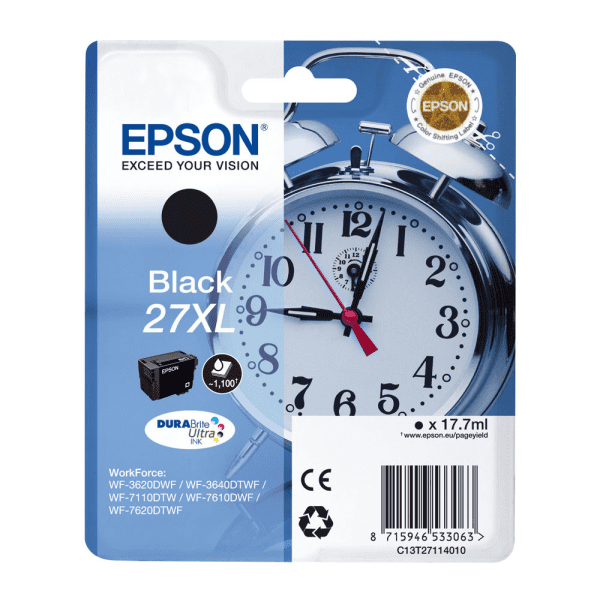 Epson 27XL Black Ink High Capacity Cartridge (Original)