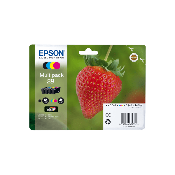 Epson 29 BK/C/M/Y Ink Cartridge Multipack (Original)