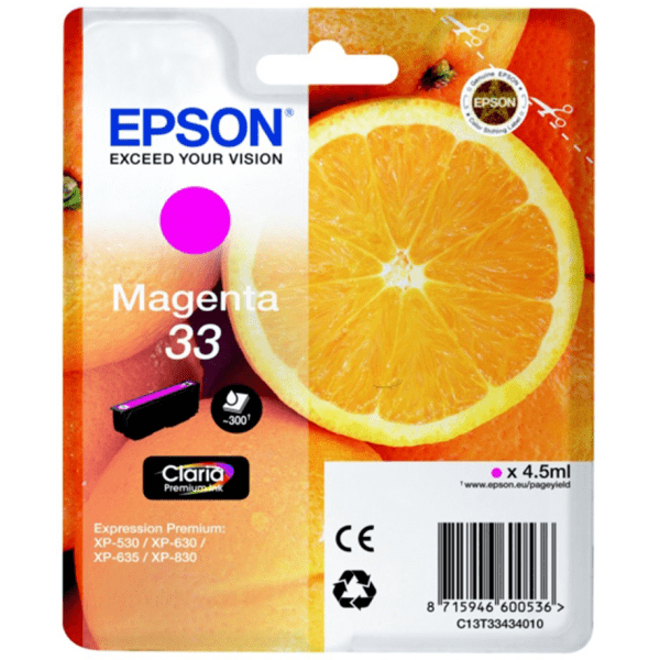 Epson 33 Magenta Ink Cartridge (Original)