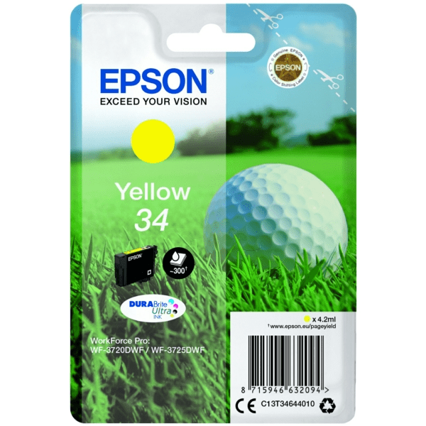 Epson 34 Yellow Ink Cartridge (Original)