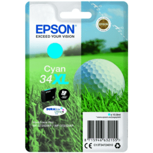 Epson 34XL Cyan High Capacity Ink Cartridge (Original)