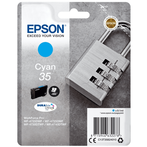 Epson 35 Cyan Ink Cartridge (Original)