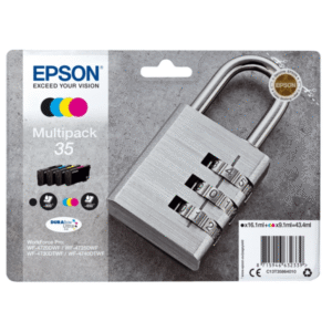 Epson 35 Black & Colour Ink Cartridge 4 Pack (Original)