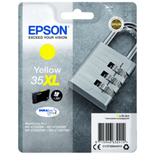 Epson 35XL Yellow High Capacity Ink Cartridge (Original)