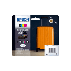 Epson 405XL Black and Colour High Capacity Ink Cartridge 4 Pack (Original)