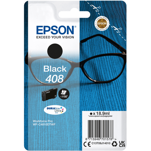 Epson 408 Black Ink Cartridge (Original)