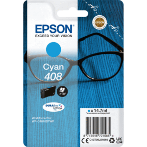 Epson 408 Cyan Ink Cartridge (Original)