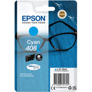 Epson 408L Cyan High Capacity Ink Cartridge (Original)