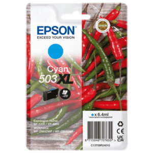 Epson 503XL Cyan Ink High Capacity Cartridge (Original)